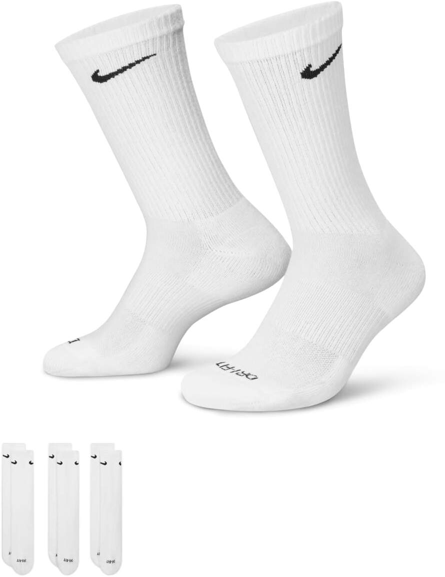 

Комплект носков мужских Nike Everyday Plus Cushioned белых XL, Белый, Everyday Plus Cushioned