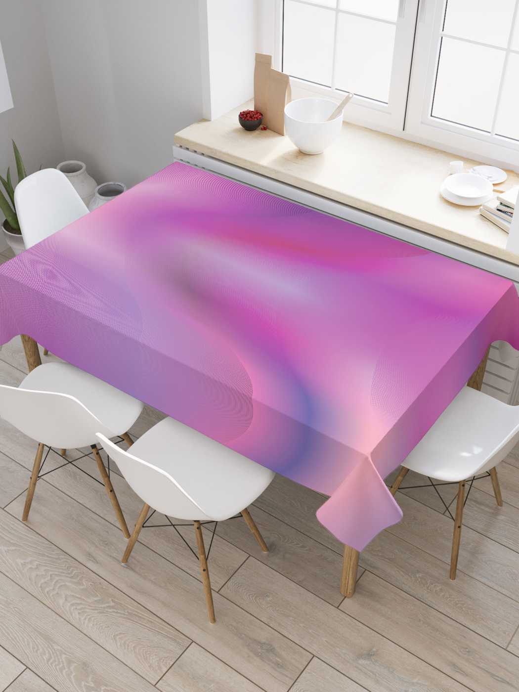 

Скатерть прямоугольная JoyArty "Энергетический облик" из оксфорда, 180x145 см, Синий, Энергетический облик