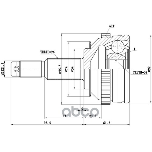 

Zikmar Шрус Наружный Zikmar Z87191R