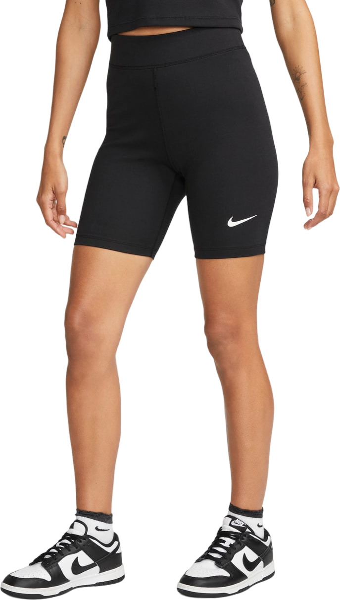 Шорты женские Nike W NSW NK CLSC HR 8IN SHORT черные 2XL