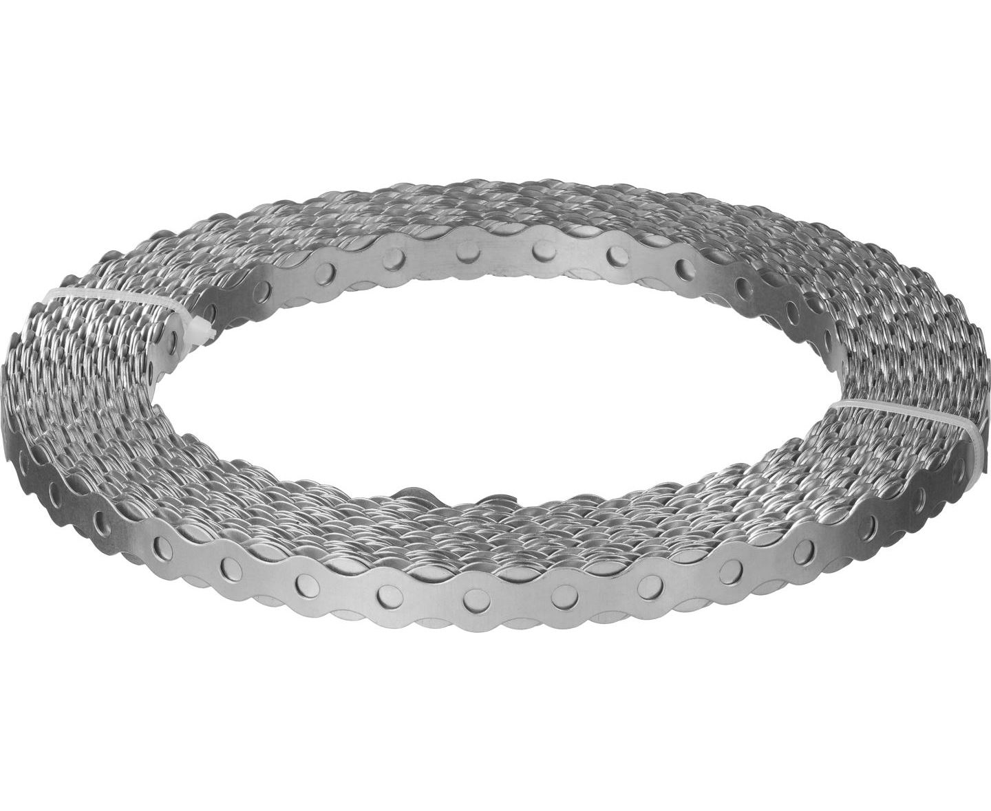 

Перфорированная вентиляционная лента ЗУБР Волна, 12х0.5мм, 25м, 310246-12