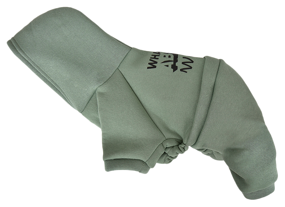 фото Костюм для собак yami-yami одежда, унисекс, зеленый, m, длина спины 27 см