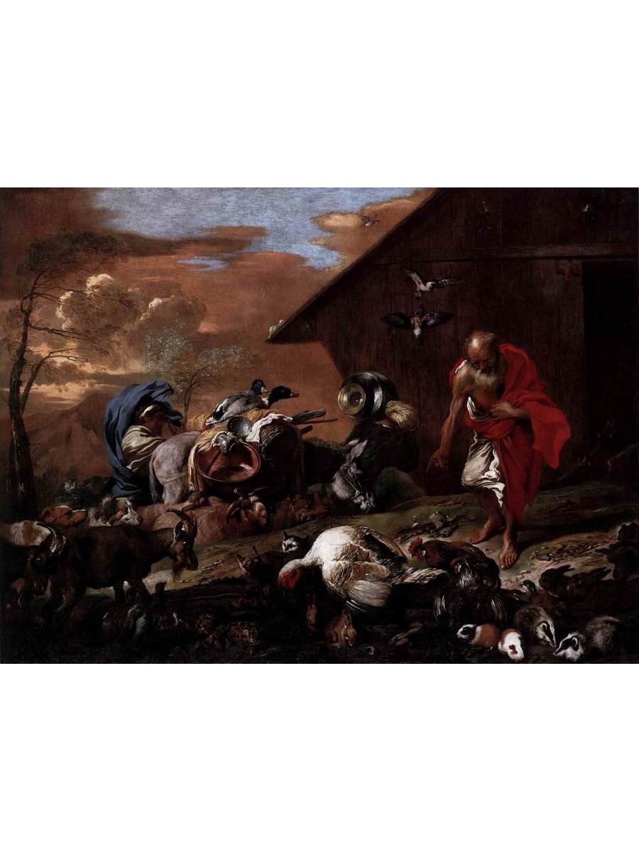 

Постер DRABS A2 Джованни Бенедетто Кастильоне In Front of Noah's Ark