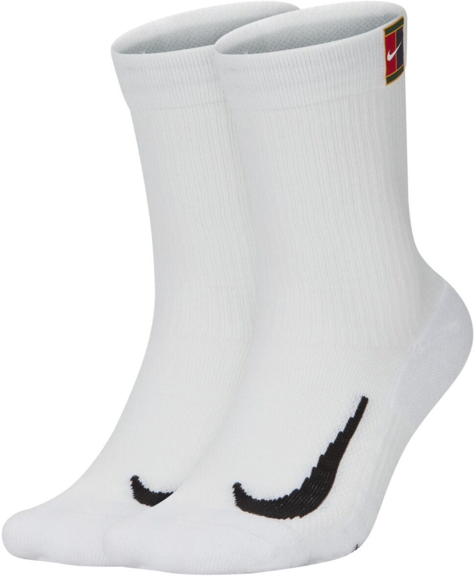 

Комплект носков унисекс Nike Court Multiplier Cushioned Socks (2 Pairs) белых M, Белый, Court Multiplier Cushioned Socks (2 Pairs)