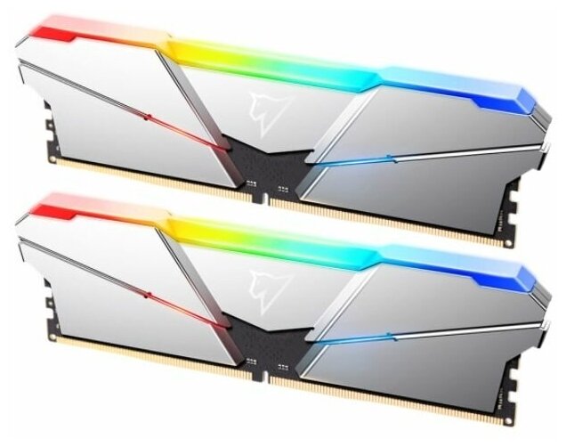 Оперативная память Netac Shadow RGB 16Gb DDR5 4800MHz (NTSRD5P48DP-16S) (2x8Gb KIT)