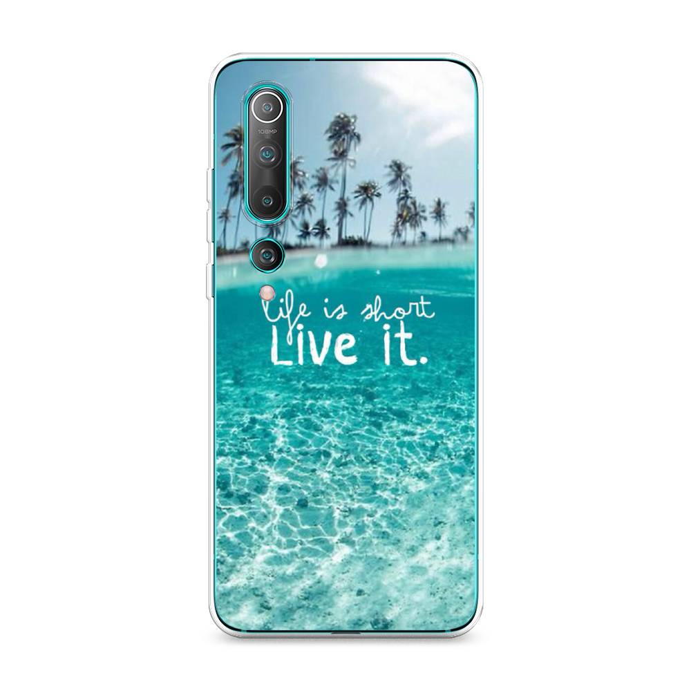 

Чехол Awog на Xiaomi Mi 10 "Live it", Разноцветный, 37550-7