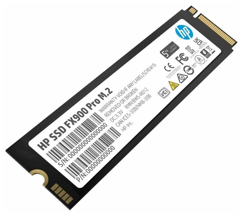 SSD накопитель HP FX900 Pro M.2 2280 1 ТБ (4A3U0AA)