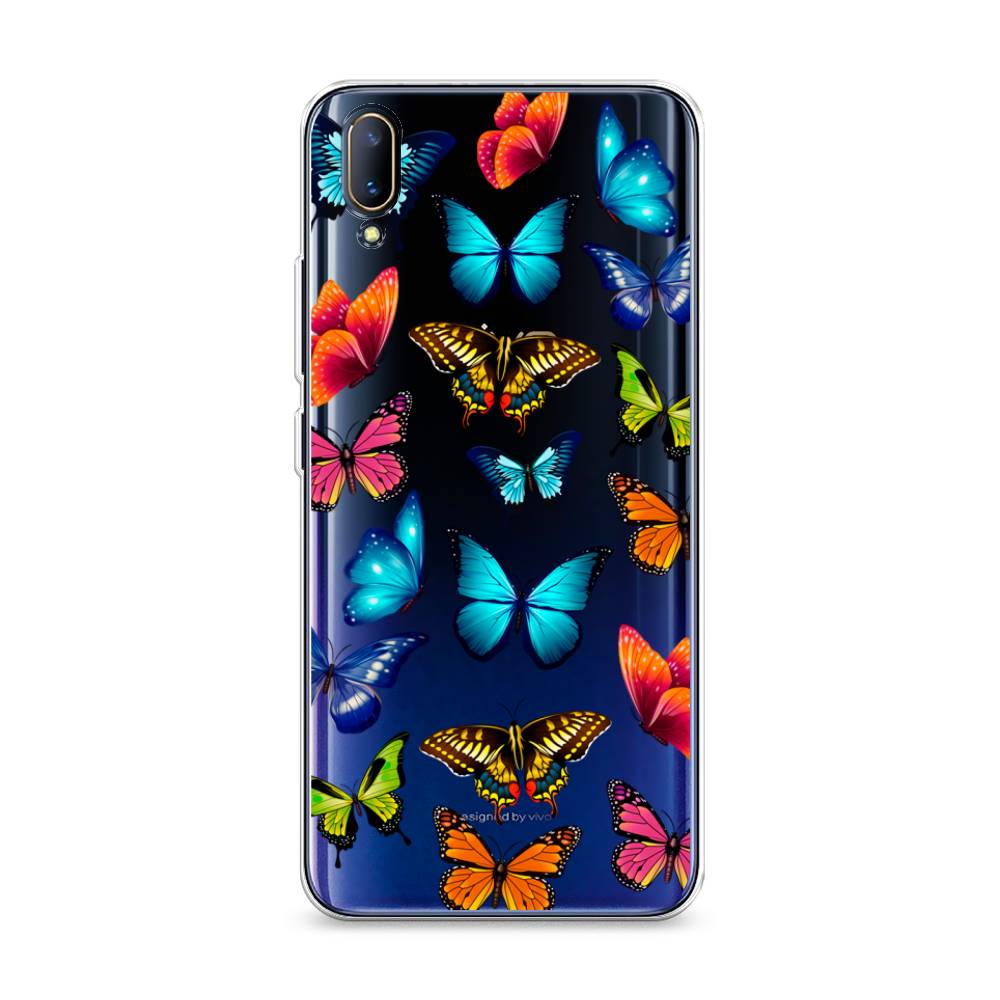 

Силиконовый чехол "Разные бабочки" на Vivo V11 (V11 Pro), Разные бабочки