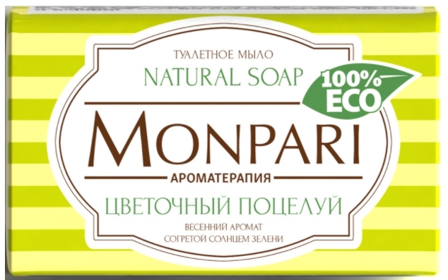 Купить Туалетное мыло Monpari Цветочный поцелуй универсальное 180 г