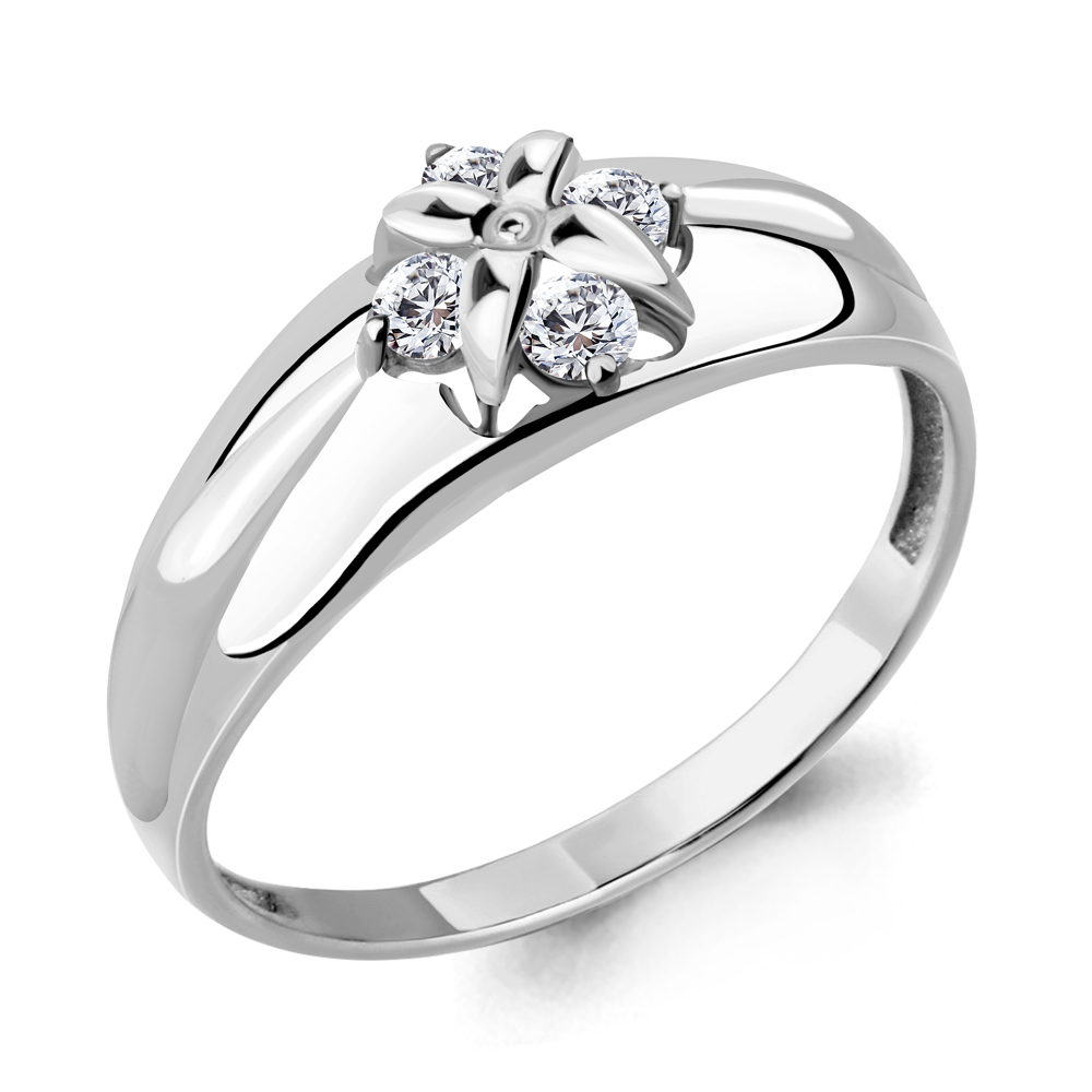 

Кольцо из серебра с фианитом Aquamarine Aquamarine 68285А_925_р р. 17,5, 68285А_925_р