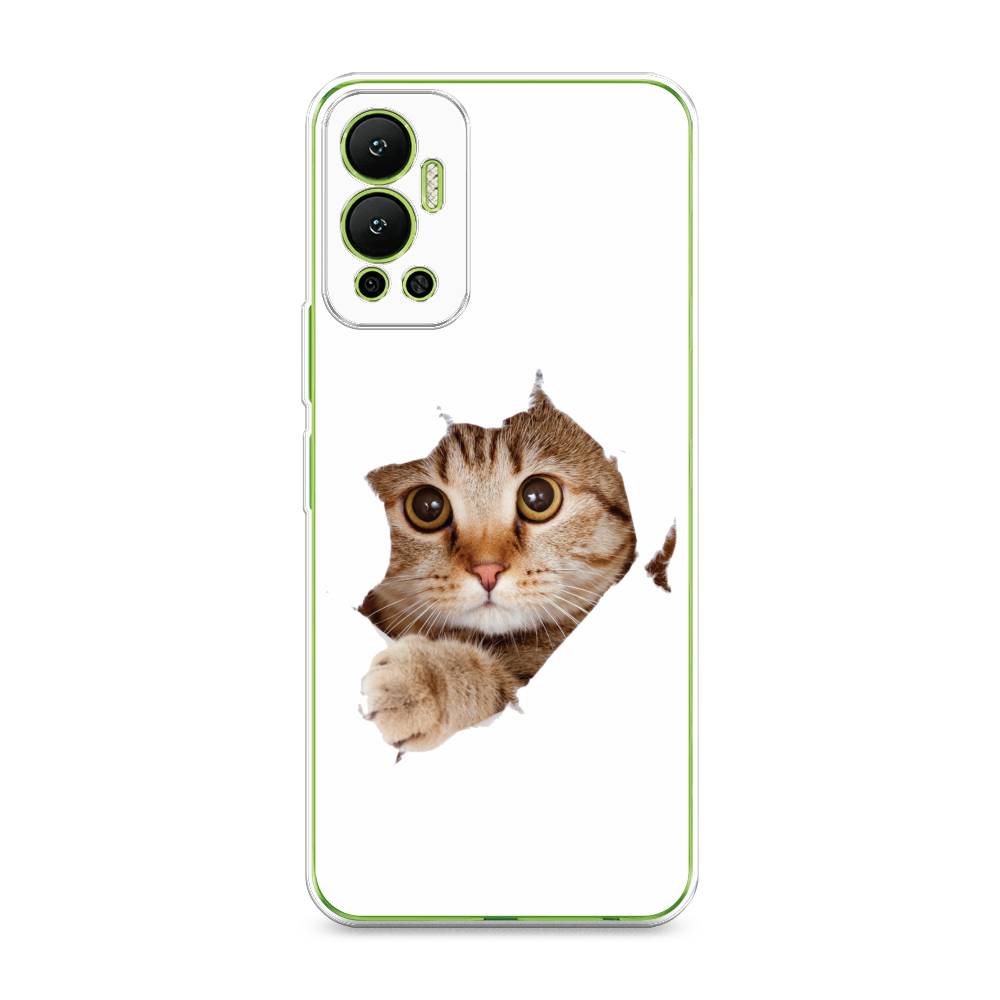 

Чехол для Infinix Hot 12 "Кот и бумага", Белый;коричневый, 3101350-1