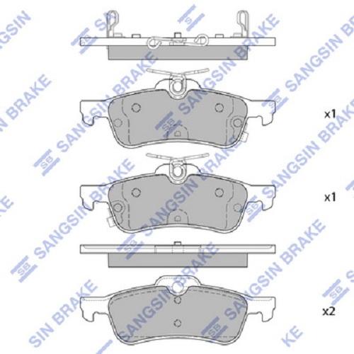 

Тормозные Колодки Sangsin brake SP4133