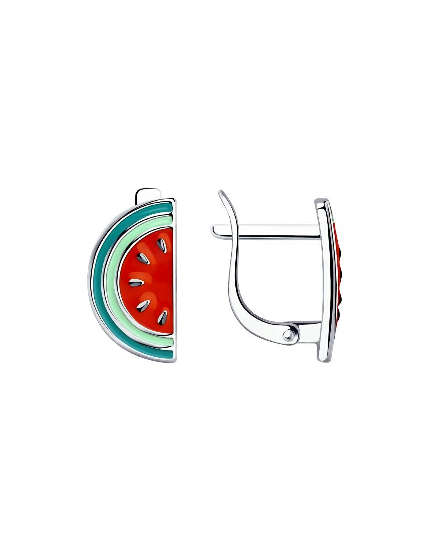 

Серьги из серебра TEO MAORI 894024096, эмаль, 894024096