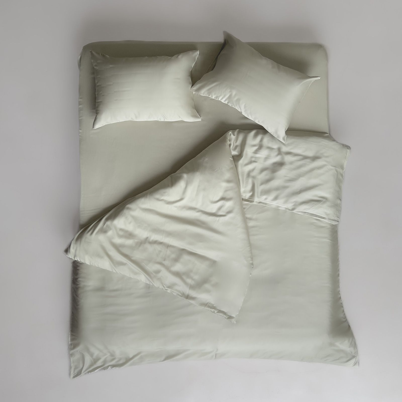 Пододеяльник Parapete из тенселя 200х220 см зеленый чай