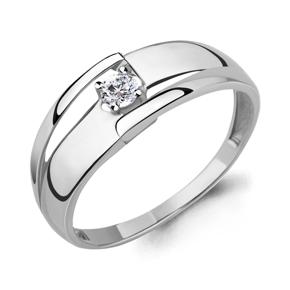 

Кольцо из серебра с фианитом Aquamarine Aquamarine 68278А_925_р р. 15,5, 68278А_925_р