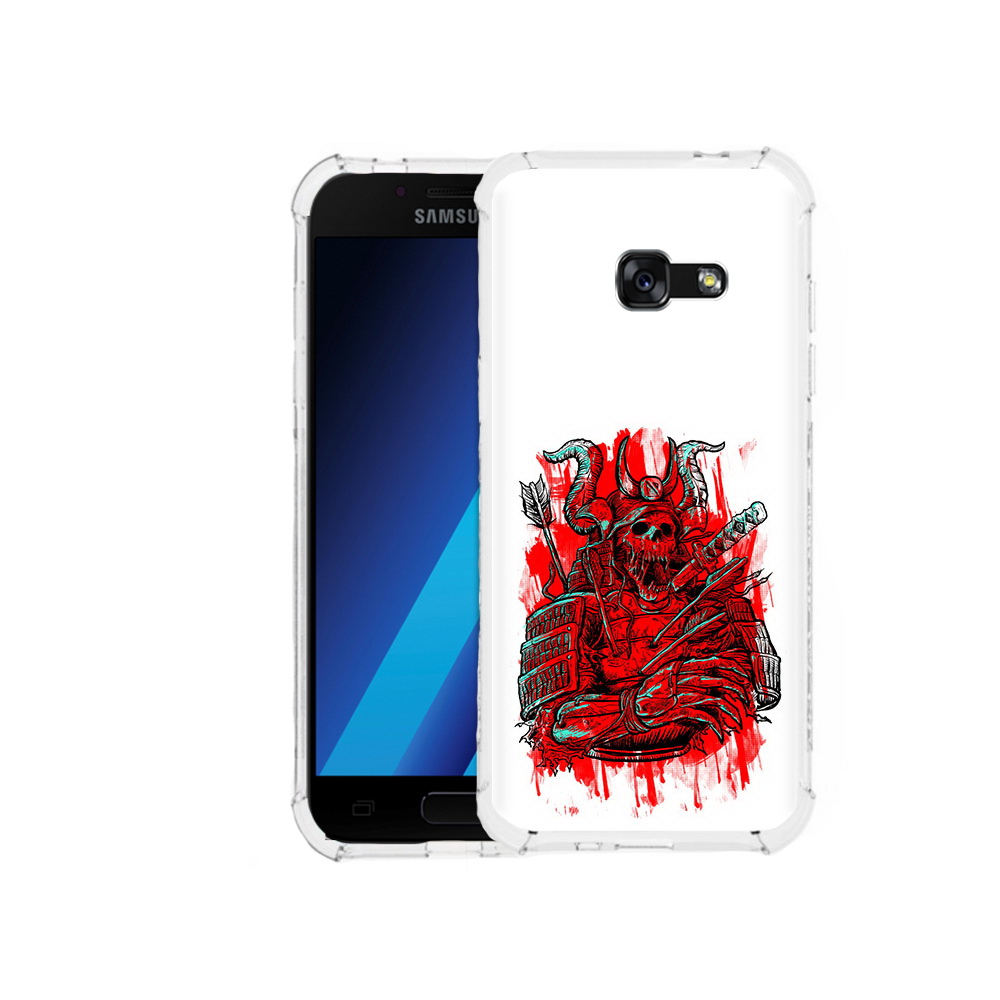 

Чехол MyPads Tocco для Samsung Galaxy A7 (2017) красный скелет воин (PT87719.559.413), Tocco