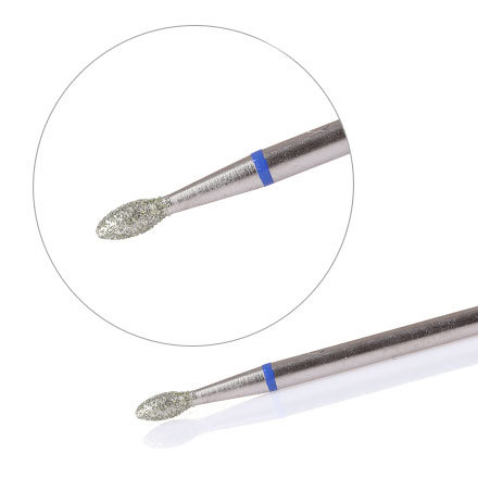 

Фреза алмазная, KrasotkaPro, Олива D=2,3 мм, синяя