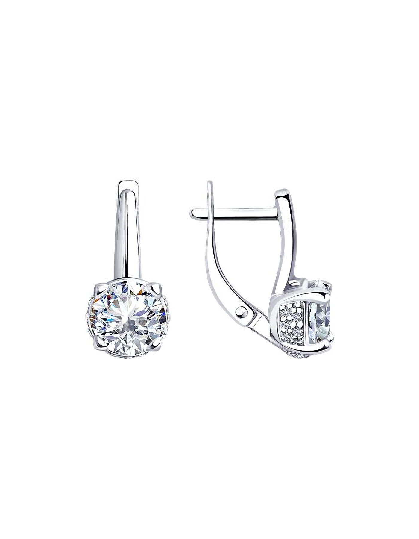 

Серьги из серебра TEO MAORI 894023356, фианит, 894023356