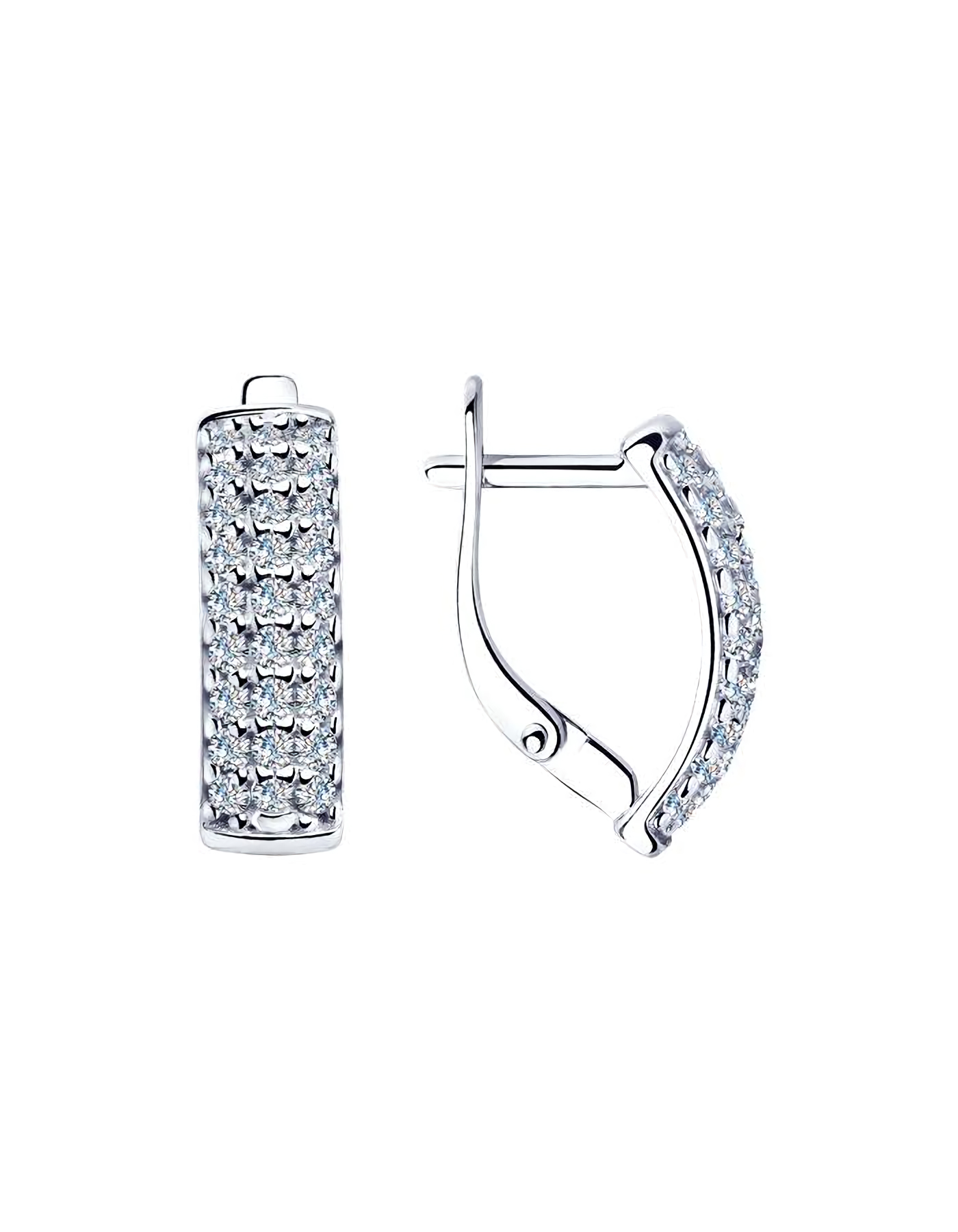 

Серьги из серебра TEO MAORI 894023351, фианит, 894023351