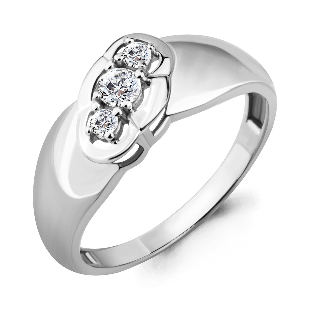 

Кольцо из серебра с фианитом Aquamarine Aquamarine 68270А_925_р р. 19, 68270А_925_р
