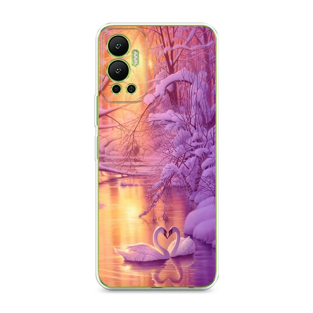 

Чехол для Infinix Hot 12 "Зима 1", Фиолетовый;желтый, 3101350-2