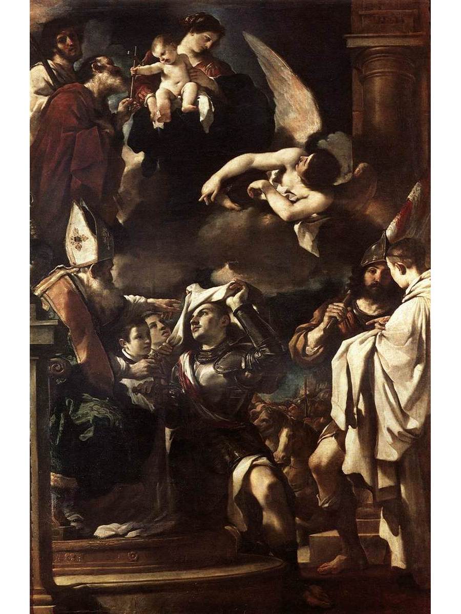 

Постер DRABS A3 Джованни Франческо Гверчино St William of Aquitaine Receiving the Cowl