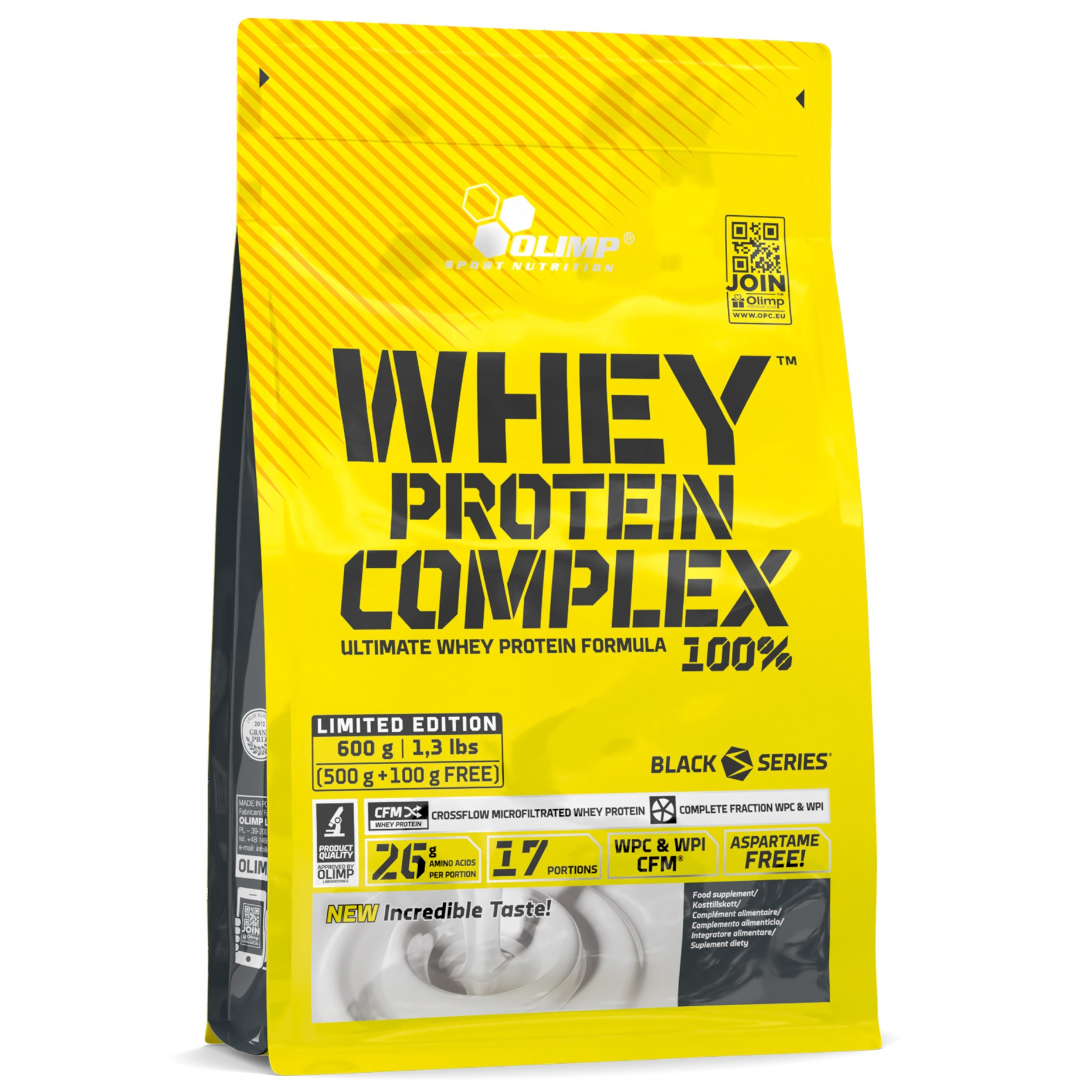 

Olimp Whey Protein Complex 100% - 600 грамм, клубника, Whey Protein Complex 100%