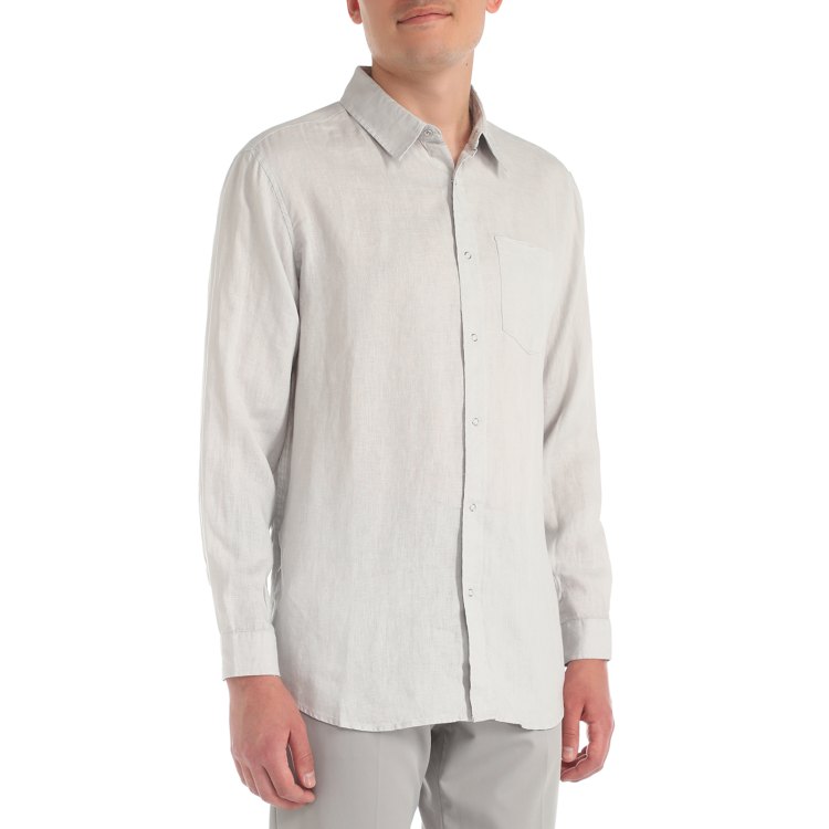 Рубашка мужская Maison David SHIRT серая S