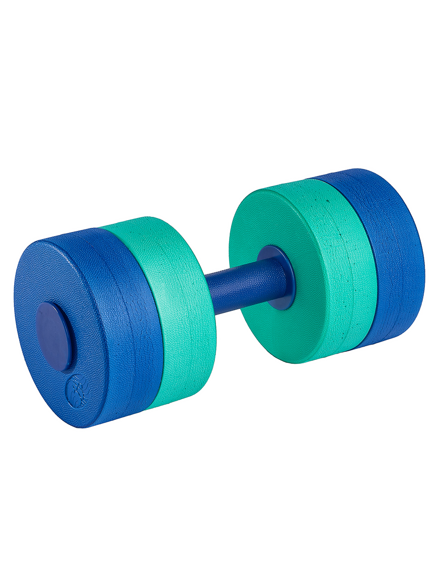 

Гантель без покрытия Mad Wave Dumbbells Round Bar Float 0,28 кг синий, Синий;зеленый