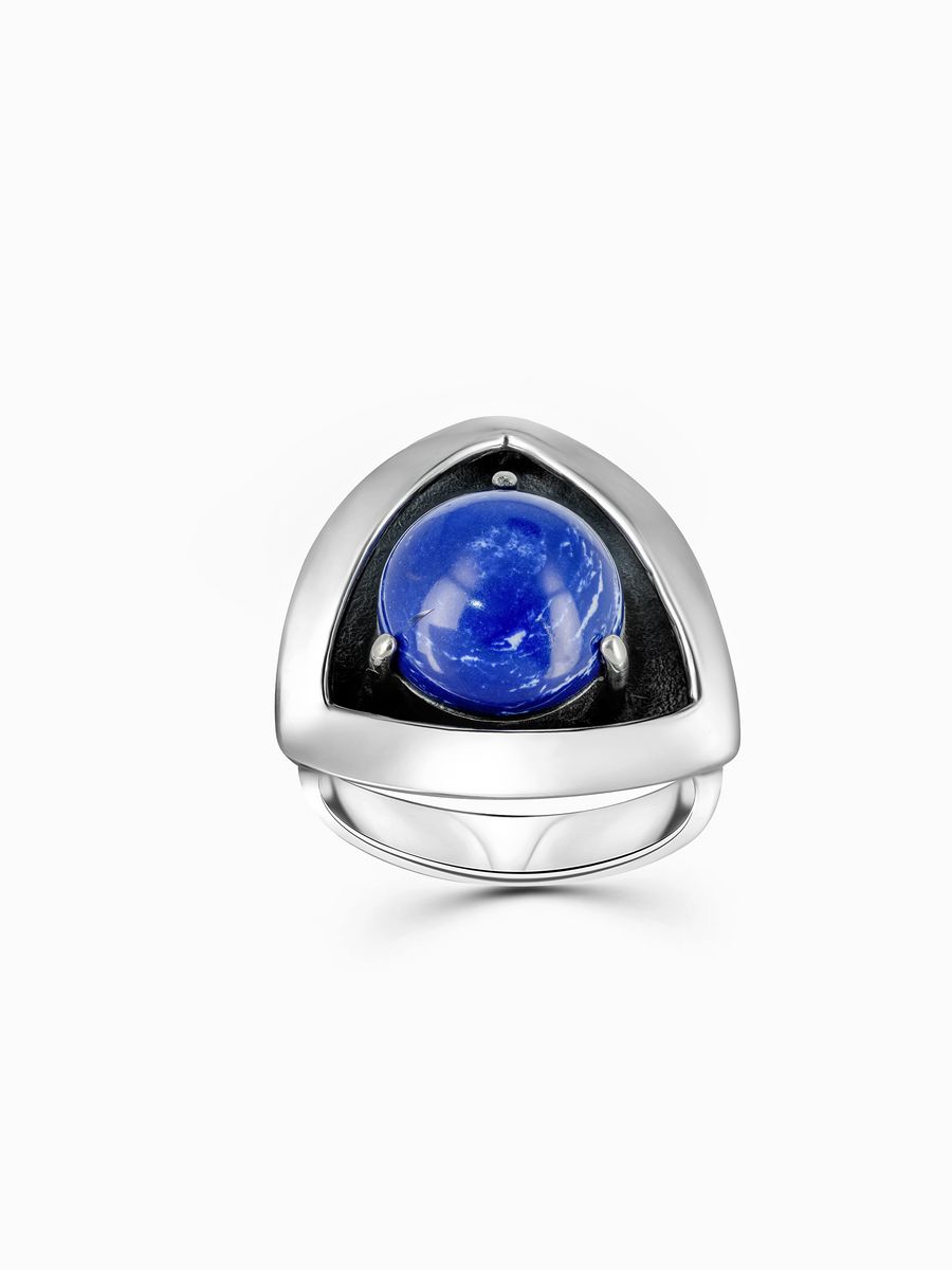 

Кольцо из серебра р.  L-Silver НАН-К-ТР004, лазурит, НАН-К-ТР004