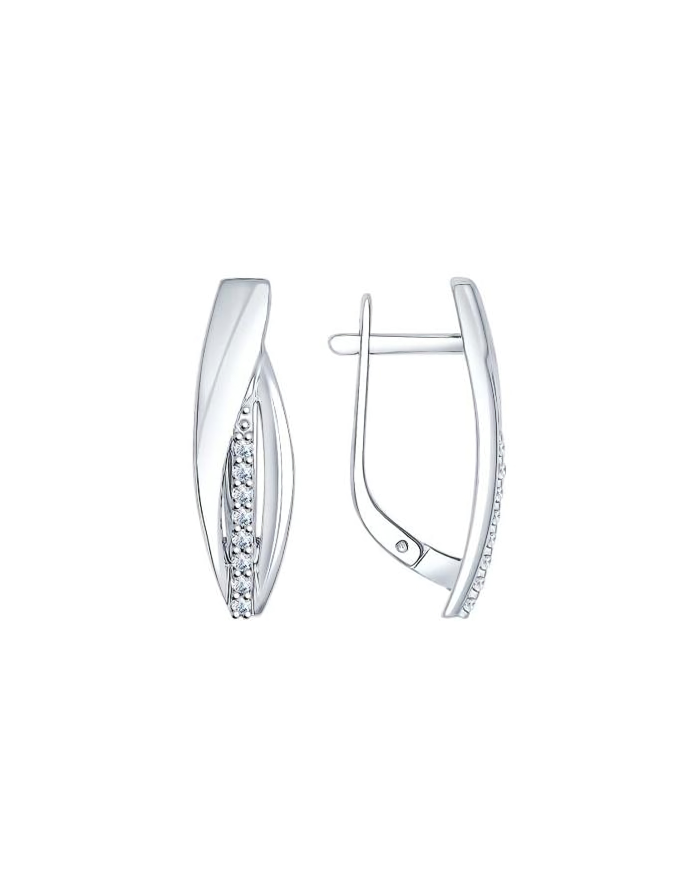 

Серьги из серебра TEO MAORI 894022031, фианит, 894022031