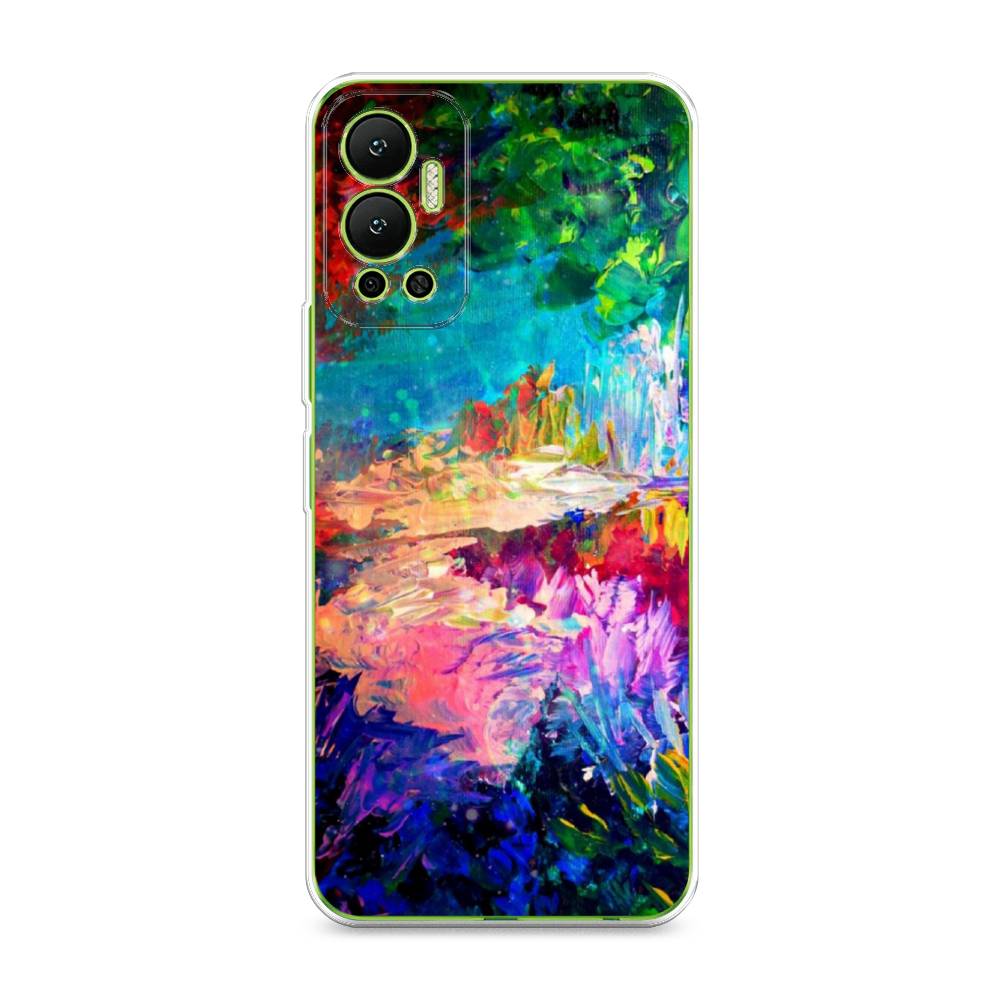 

Чехол для Infinix Hot 12 "Лес-гуашь", Синий;розовый;зеленый, 3101350-4