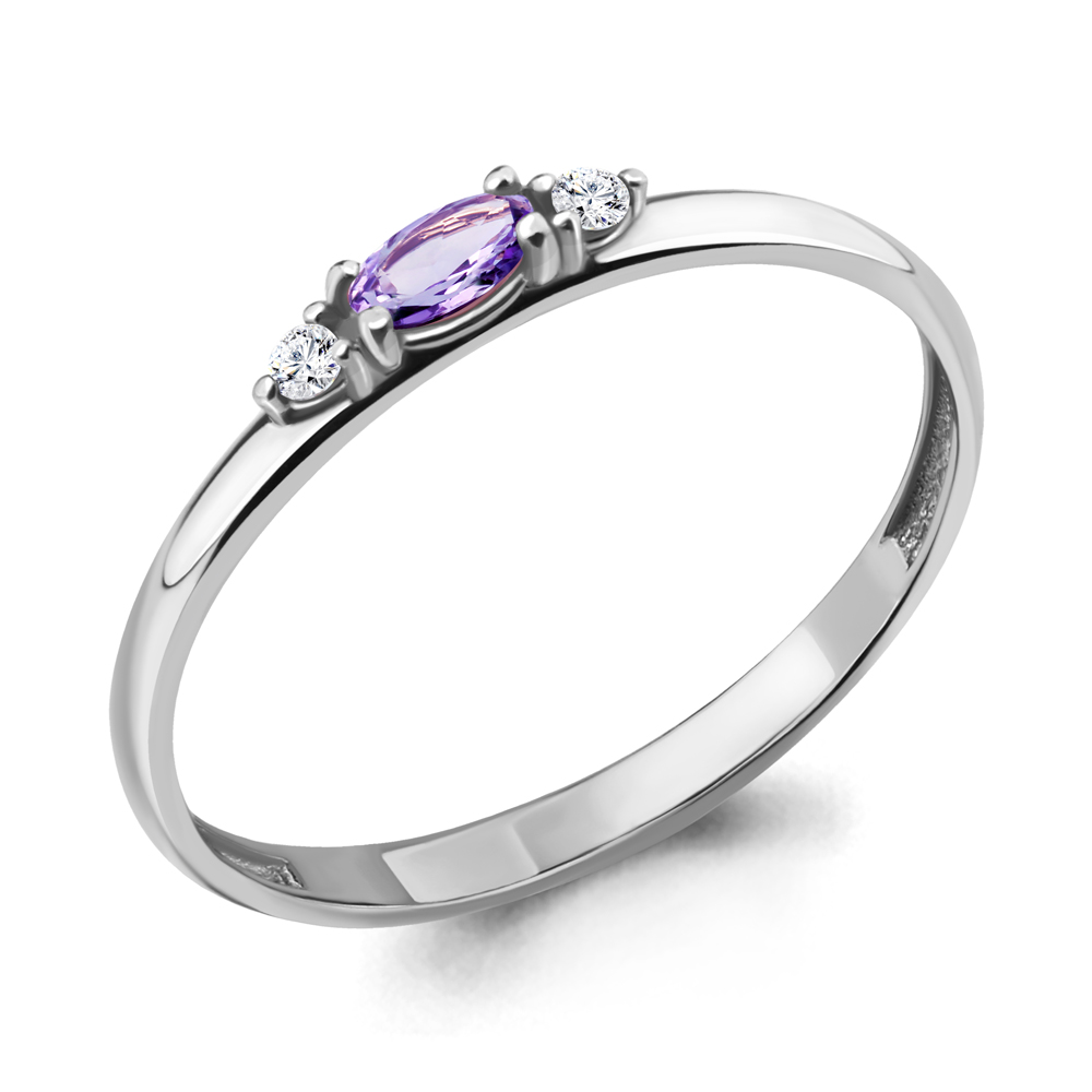 

Кольцо из серебра с фианитом Aquamarine Aquamarine 68259Д_925_р р. 16,5, 68259Д_925_р
