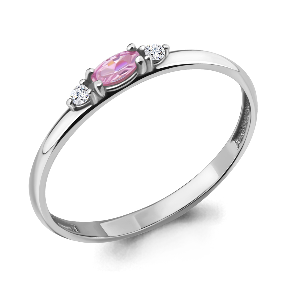 

Кольцо из серебра с фианитом Aquamarine Aquamarine 68259В_925_р р. 16, 68259В_925_р