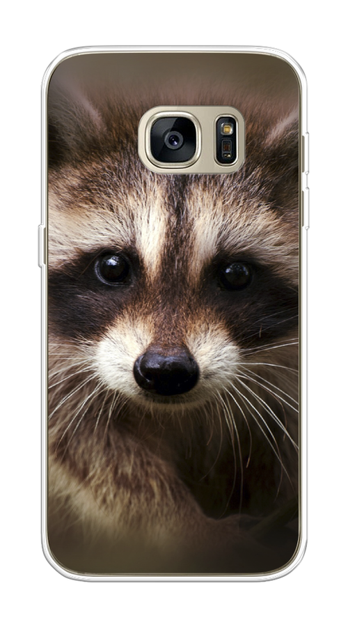 

Чехол Awog на Samsung Galaxy S7 "Енот", Коричневый, 24550-1