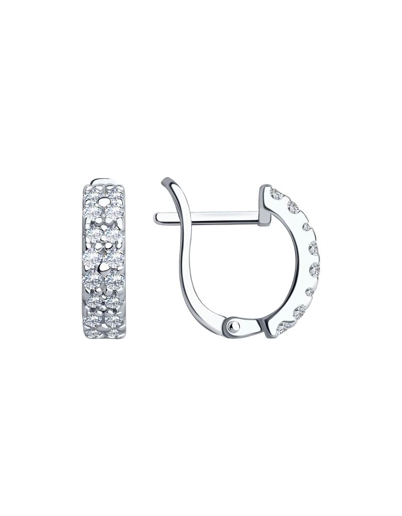 

Серьги из серебра TEO MAORI 894021916, фианит, 894021916