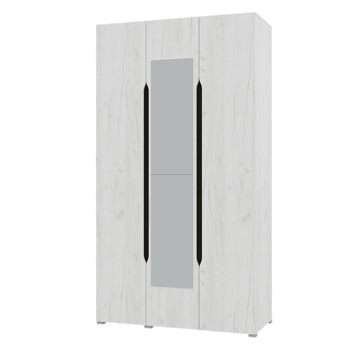 

Шкаф 3х ств Вега, 1200х2200х520, Крафт белый/Венге