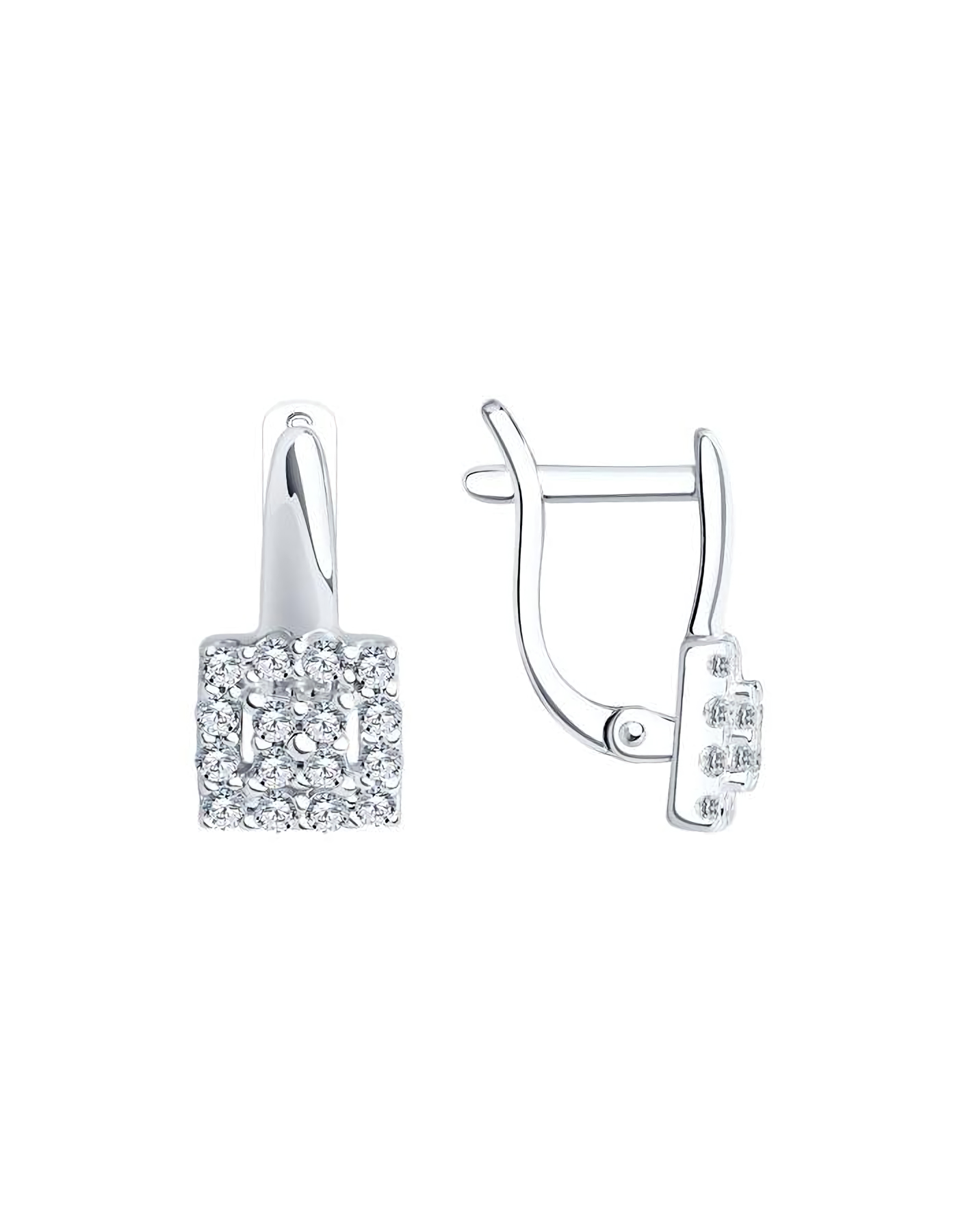 

Серьги из серебра TEO MAORI 894021910, фианит, 894021910