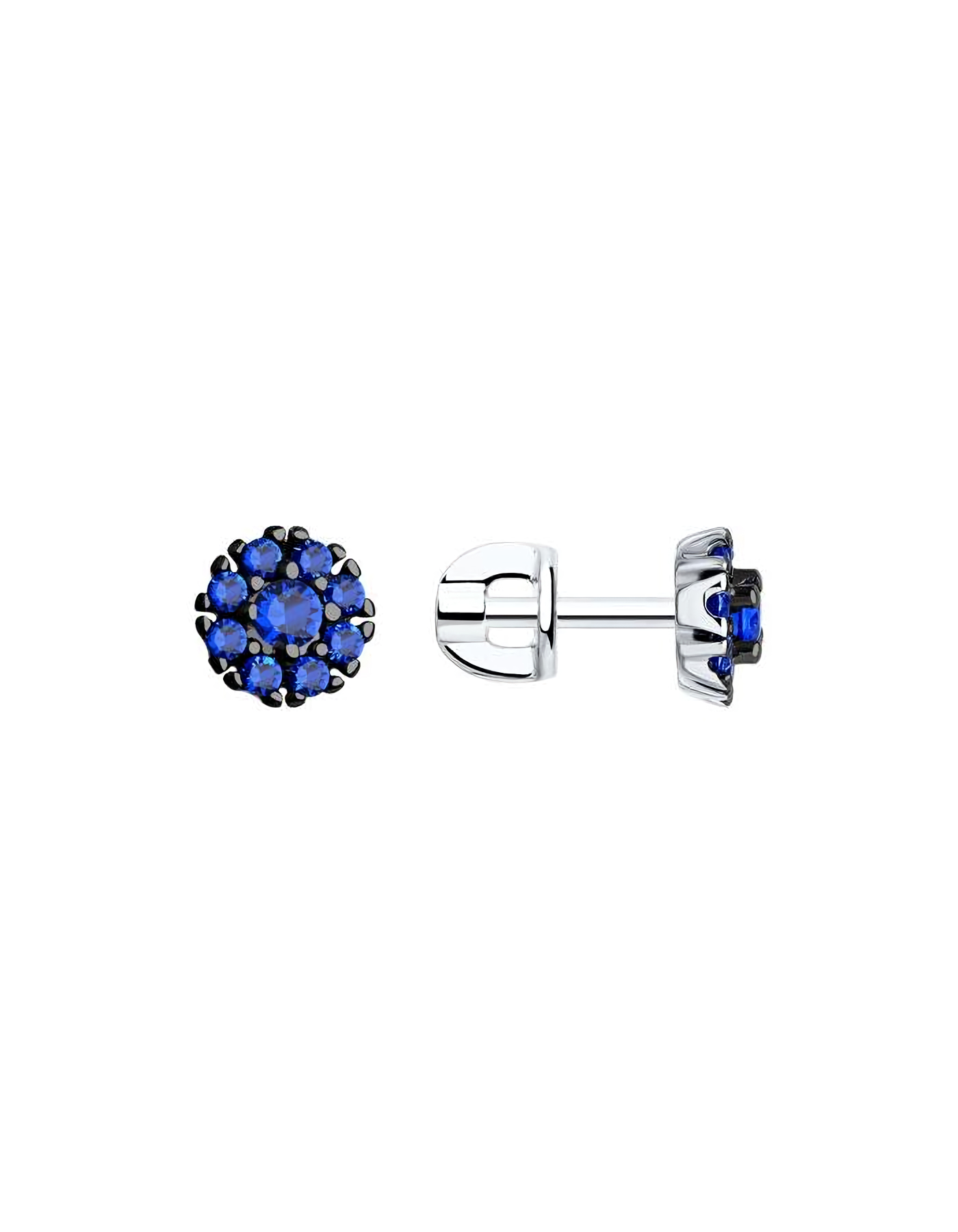 

Серьги пусеты из серебра TEO MAORI 894021907, фианит, 894021907