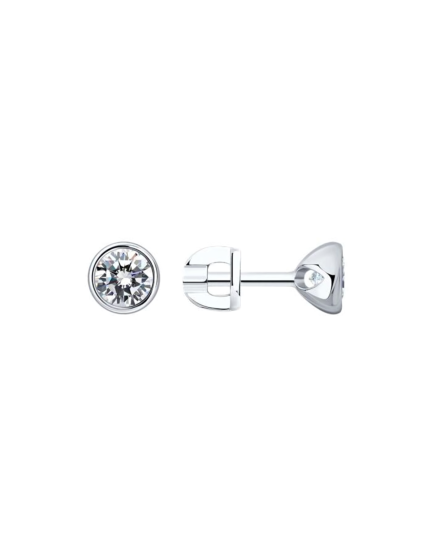 

Серьги пусеты из серебра TEO MAORI 894021901, фианит, 894021901