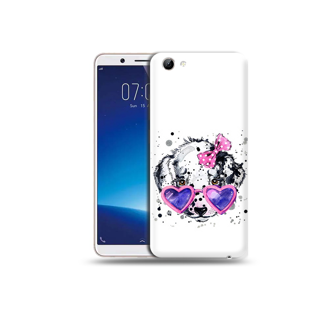 

Чехол MyPads Tocco для Vivo Y71 долматинец в очках (PT111858.440.337), Прозрачный, Tocco