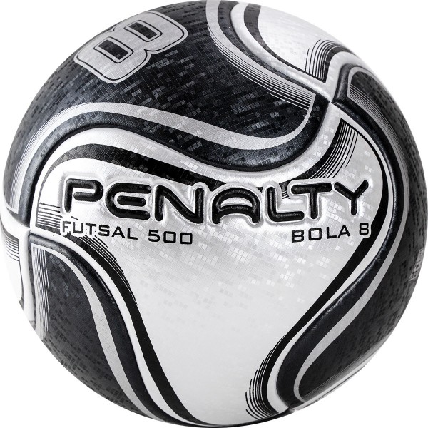 фото Футзальный мяч penalty bola futsal 8 x №4 черный/белый