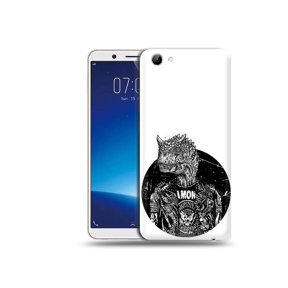 

Чехол MyPads Tocco для Vivo Y71 динозавр в куртке (PT111858.440.328), Прозрачный, Tocco