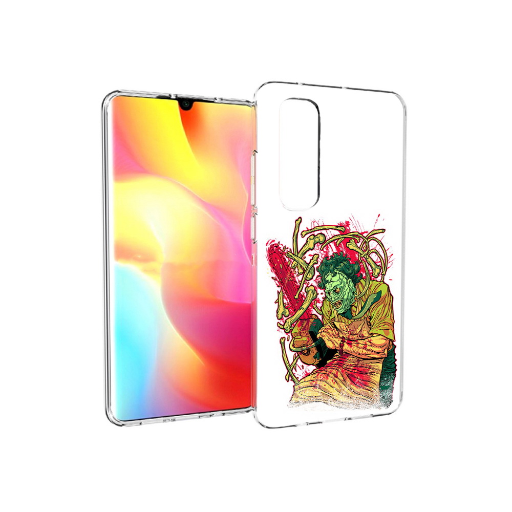 

Чехол MyPads Tocco для Xiaomi Mi Note 10 Lite яркий мясник (PT149714.254.711), Прозрачный, Tocco