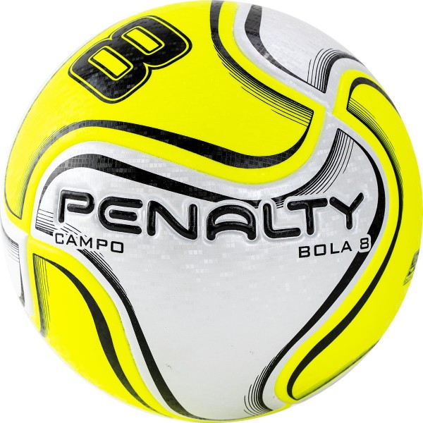 фото Футбольный мяч penalty bola campo 8 x №5 белый/желтый