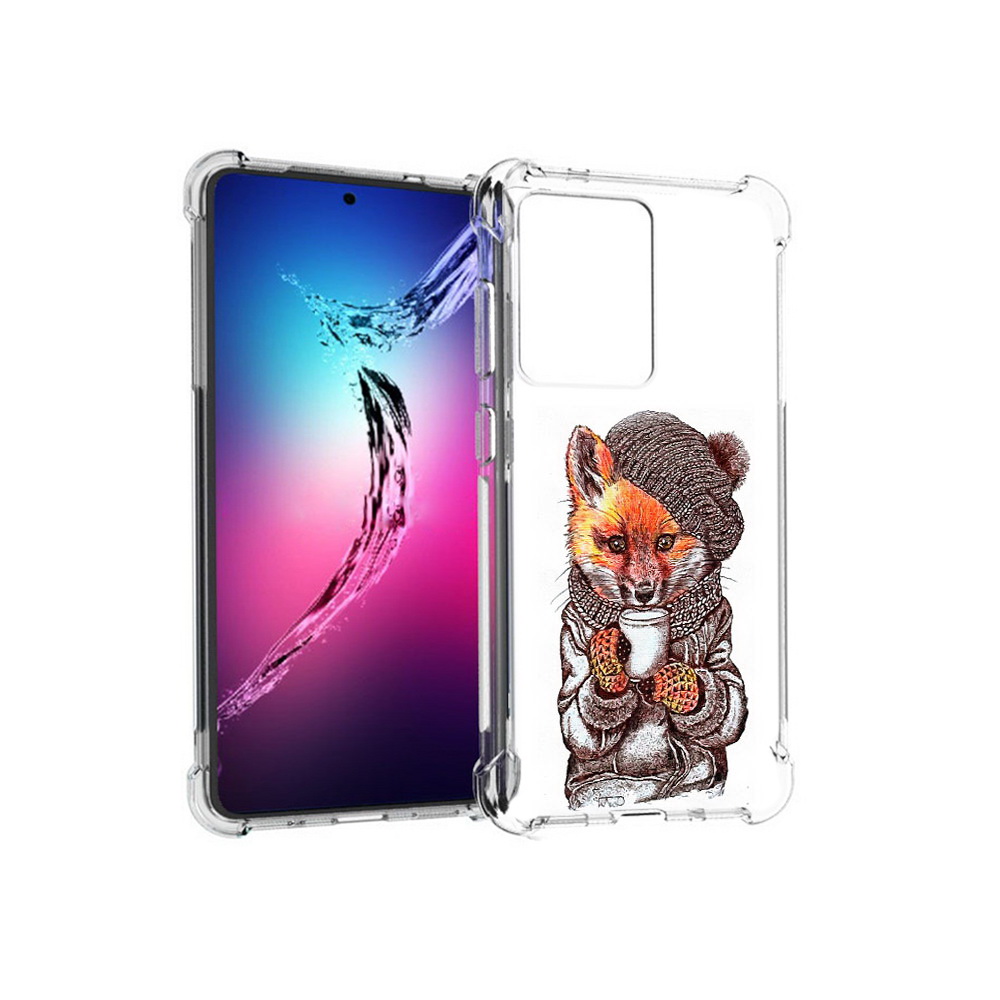 

Чехол MyPads Tocco для Samsung Galaxy S20+ лиса в шапке (PT141343.495.437), Tocco