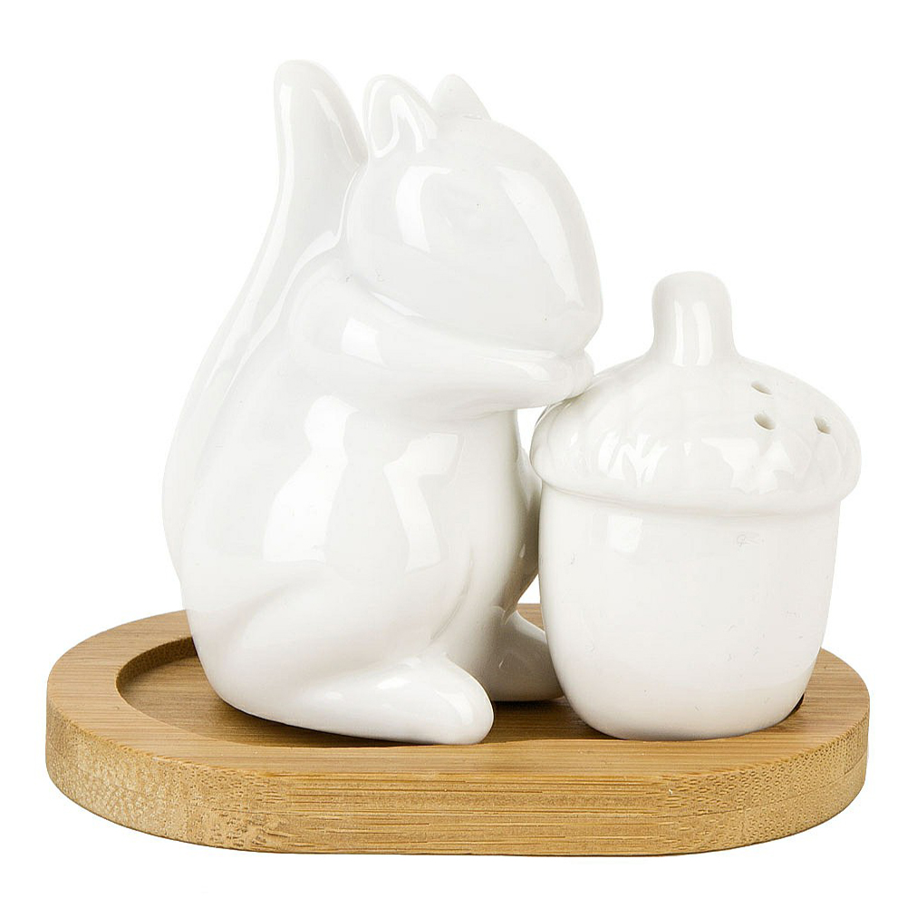 

Набор для специй Nouvelle Home Белочка, Белый