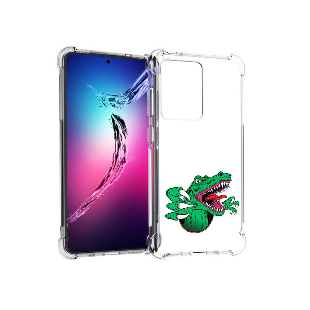 

Чехол MyPads Tocco для Samsung Galaxy S20+ крокодил (PT141343.495.417), Прозрачный, Tocco
