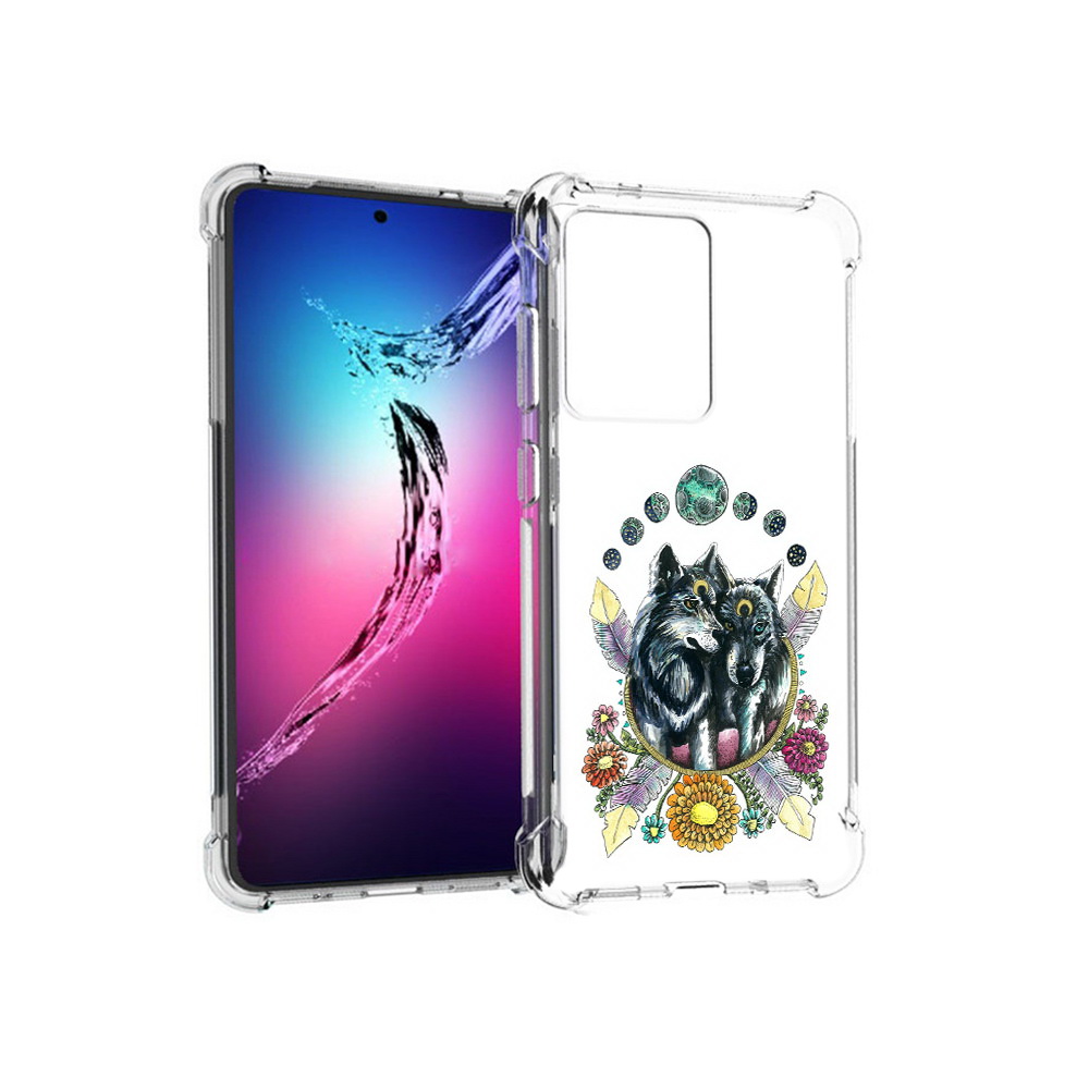 

Чехол MyPads Tocco для Samsung Galaxy S20+ красивые волки абстракция (PT141343.495.408), Прозрачный, Tocco