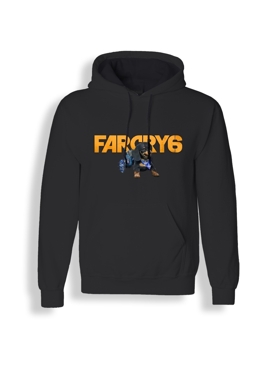 фото Худи унисекс сувенирshop компьютерная игра "far cry 6" 2 черное 2xl (52-54)